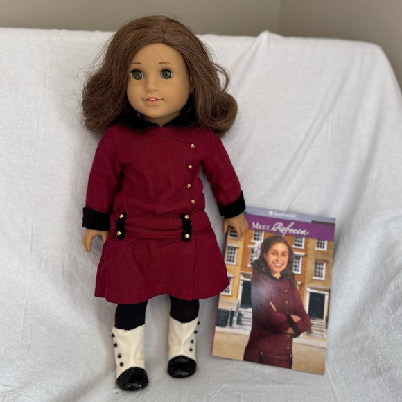 American Girl Doll Rebecca with book her original outfit